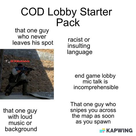 cod memes|cod lobby meme.